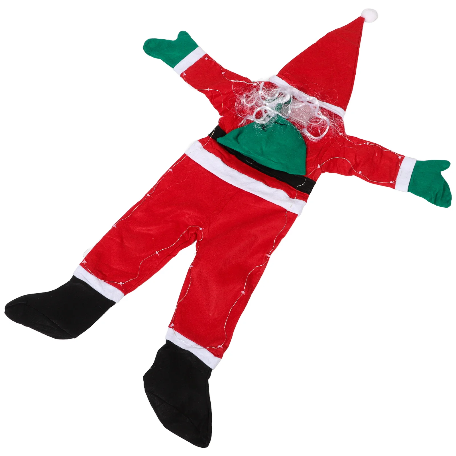 

Santa Claus Christmas Car Decoration Red Xmas Hanging Ornament Holiday Tire Cover Hanging Ornament Xmas Supplies Decor