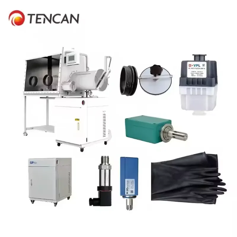 i China Tencan GBP750S-2 Laboratory Use Inert Purified Glove Box for & Water
