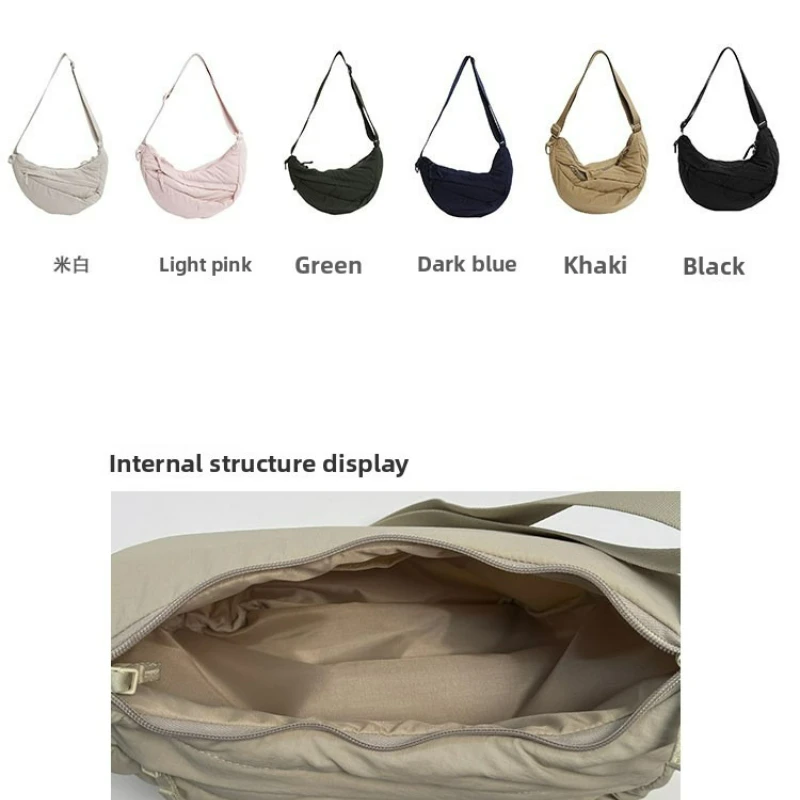 حقيبة هوبو بسيطة ومتعددة الاستخدامات، حقيبة كروس كاجوال أنيقة وهي حقيبة كتف مناسبة وعصرية وخفيفة الوزن #5