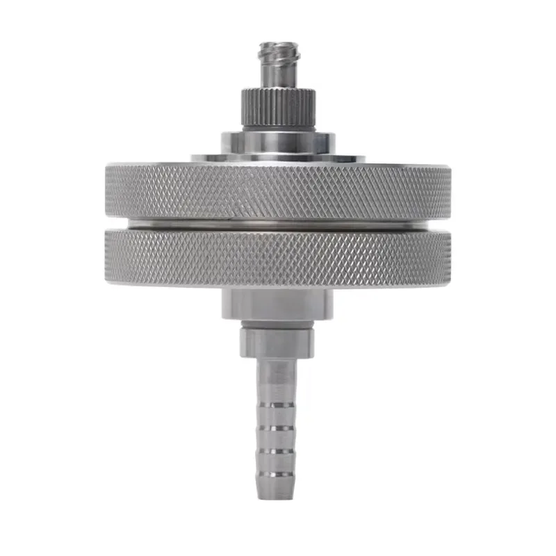 Laboratory 8/10mm Silicone Tube Stainless Steel Ruhl Lock Inline Filter Replaceable Membrane Filter Holder