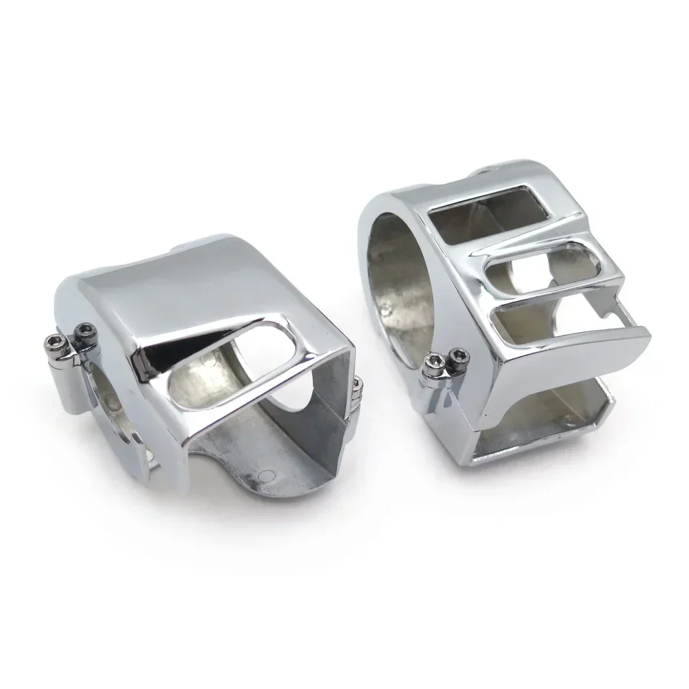 Motorcycle Parts Chromed Switch Housing Covers for  2003-2009 XVS V-Star 1100 Classic XVS1100 2006-2010 XVS V-Star 650
