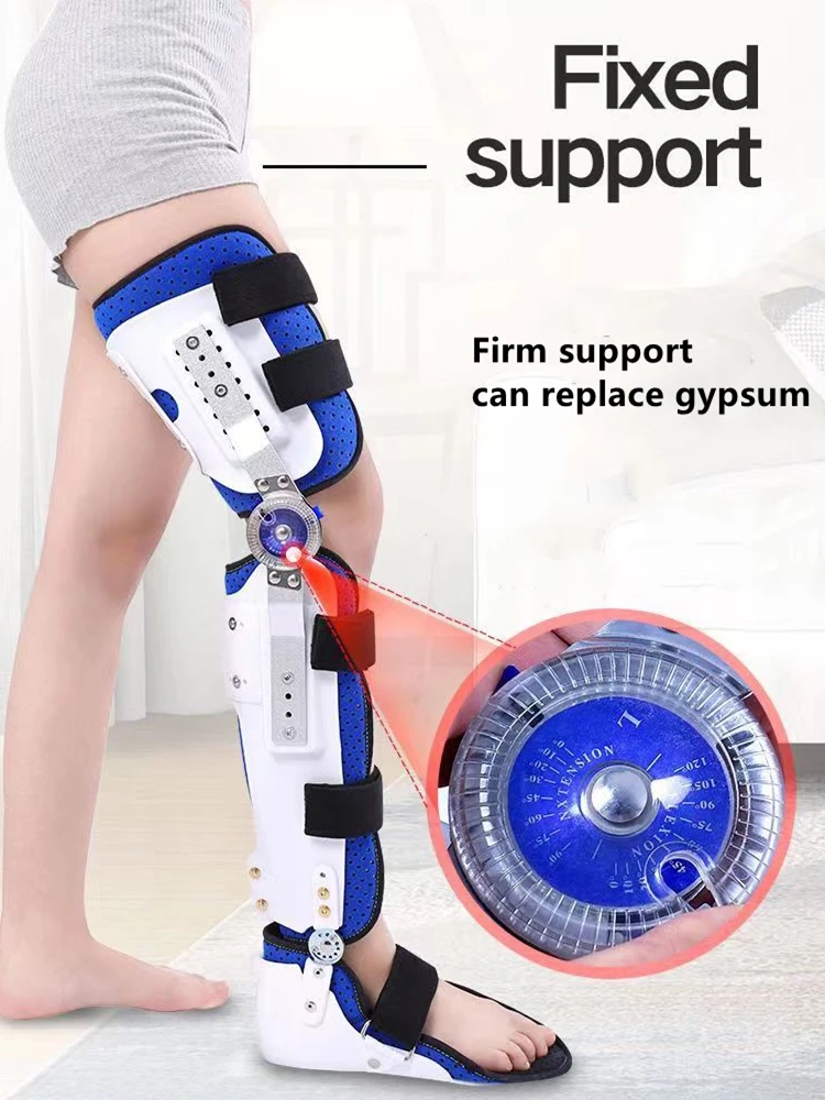 Medical Arthritis Knee Brace Support Joint Pain Relief Hinged Knee Leg Ankle Support For Degeneration Osteoarthritis Correction