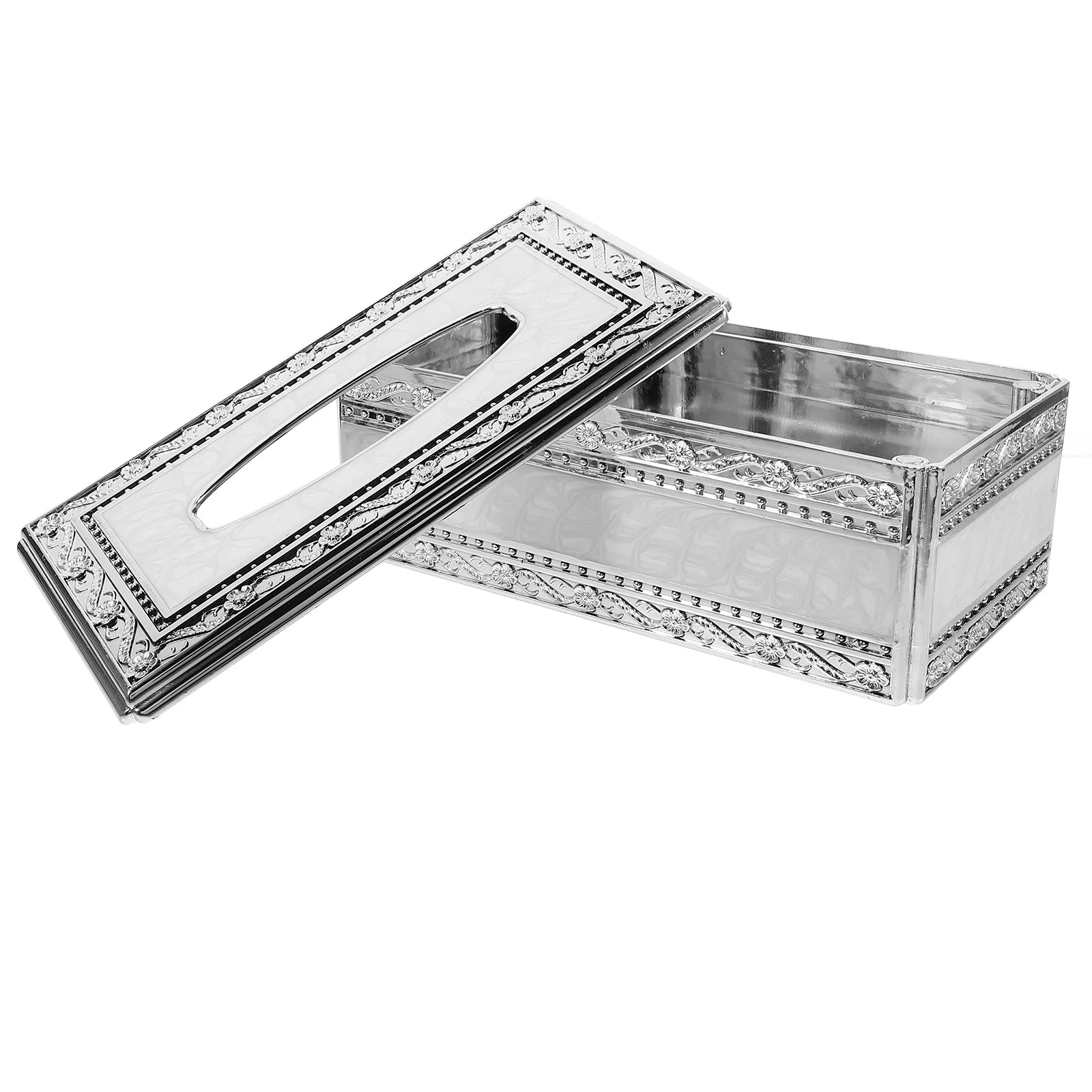 

Paper Box Tissue Storage Cases Facial Boxes Cover Automatic Holders Rectangular Acrylic Desktop Decor Decorative