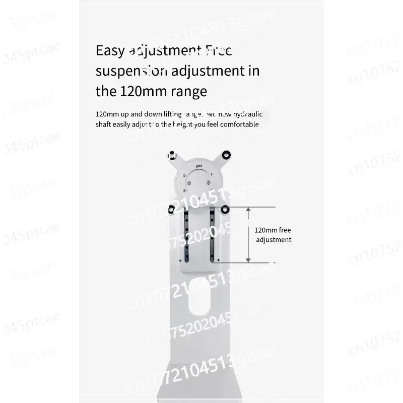 40 Inch Rotatable Monitor Lift Stand 100x100 LCD Display Bracket 10KG Max Load Height Adjustment Desktop Monitor Holder