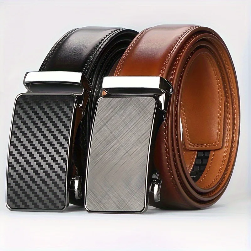

Young business automatic buckle matte men