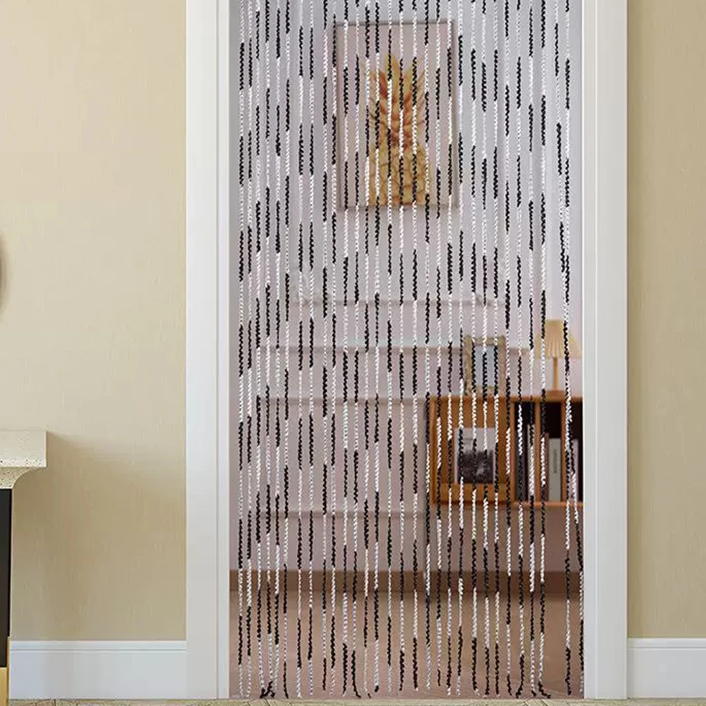 100x200cm Home Decor Bead String Curtain Panels Door Fly Screen Room Divider Tassel Curtain Hotel Wedding Salon Decor Curtains