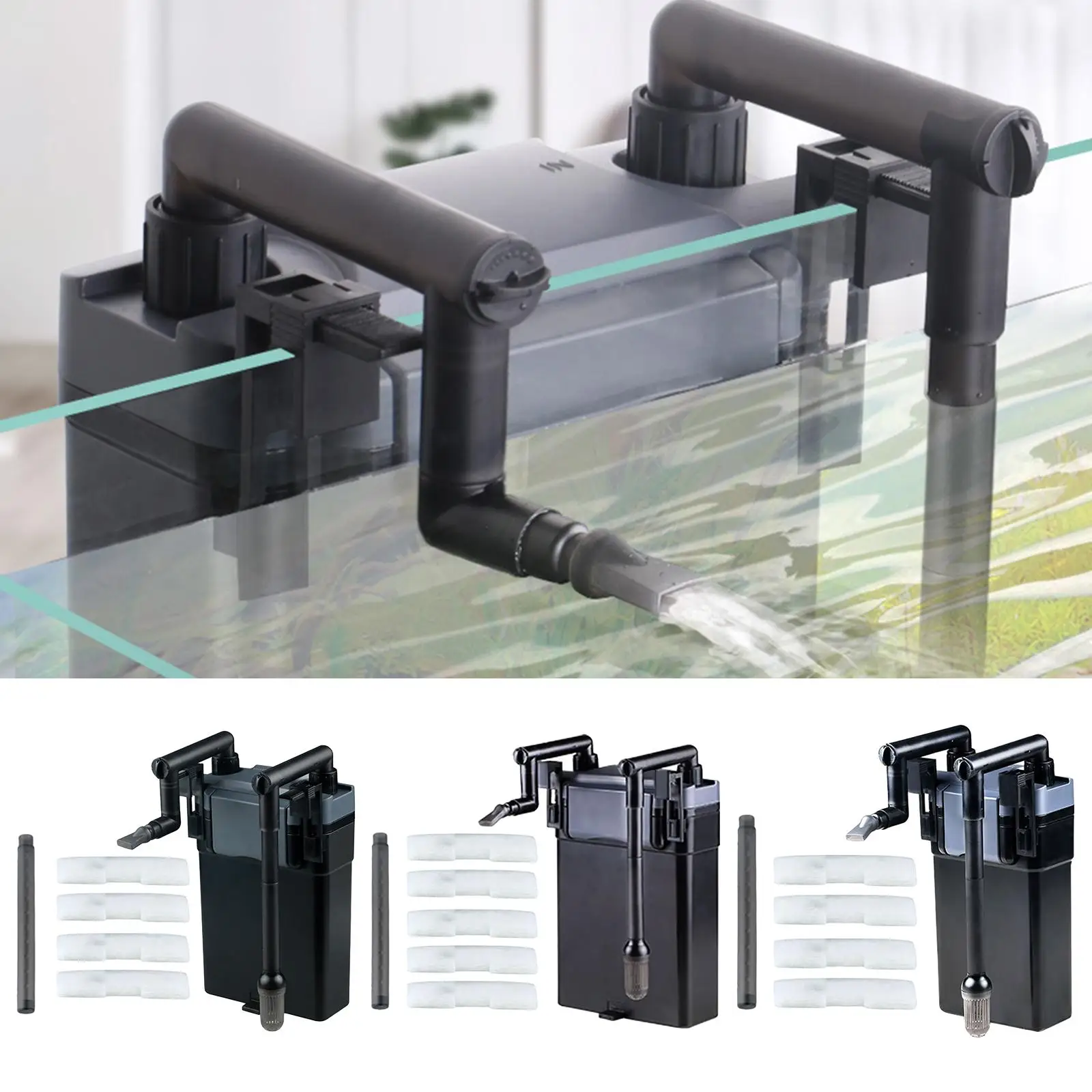 

Aquarium external tank filter water pumps turtle tank waterfall