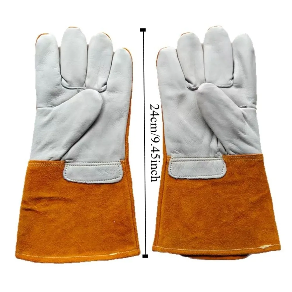 Long-sleeved Thorn Proof Gardening Gloves Adjustable Cuff Safety Labor Protection Glovess Thickened Anti-slip