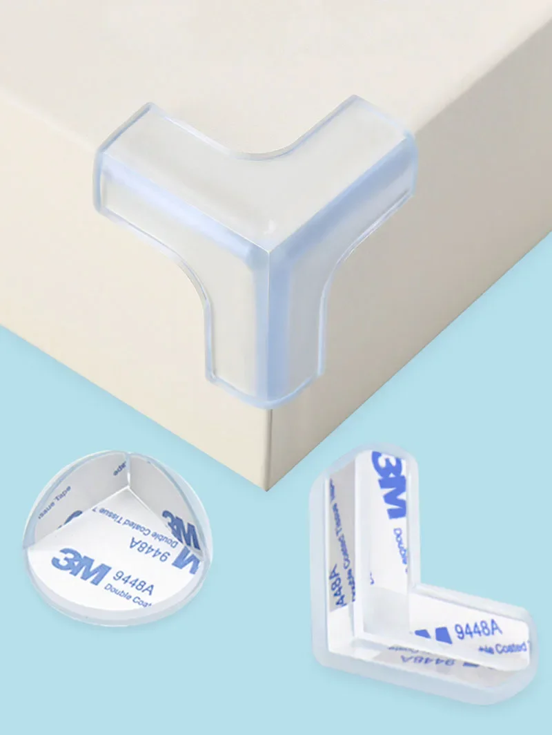 4/10 stücke Baby Sicherheit Ecke Silikon Schutz Tisch Weiche Transparente Kinder Anti Kollision Ecke Kantenschutz Wachen – Detail 3