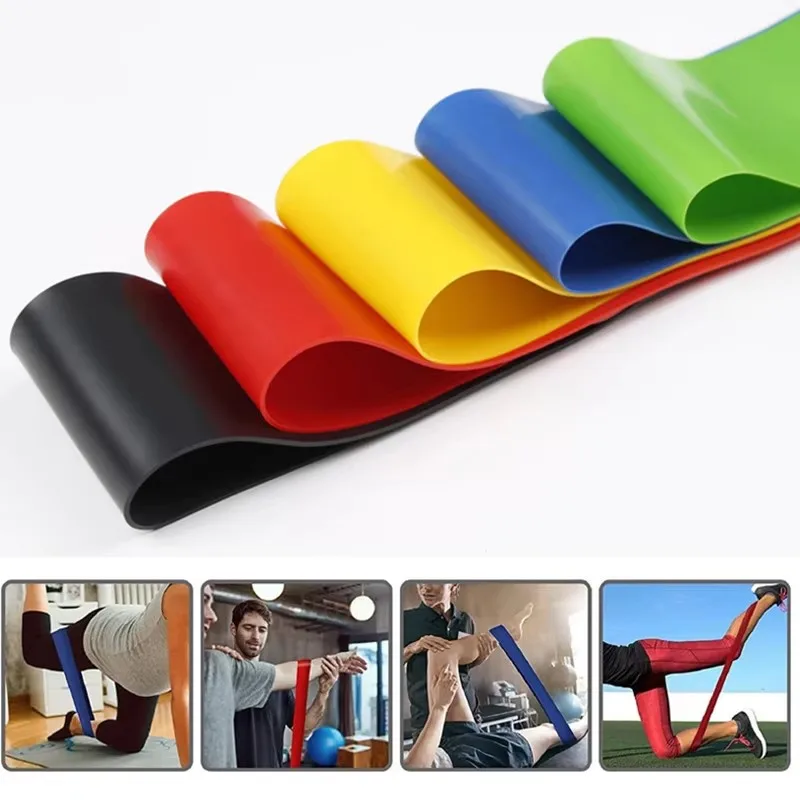 

1/3/5Pcs Yoga Resistance Bands 5 Colors Resistance Loop Stretching Pilates Fitness Equipment Gym Home Sport Training Workout