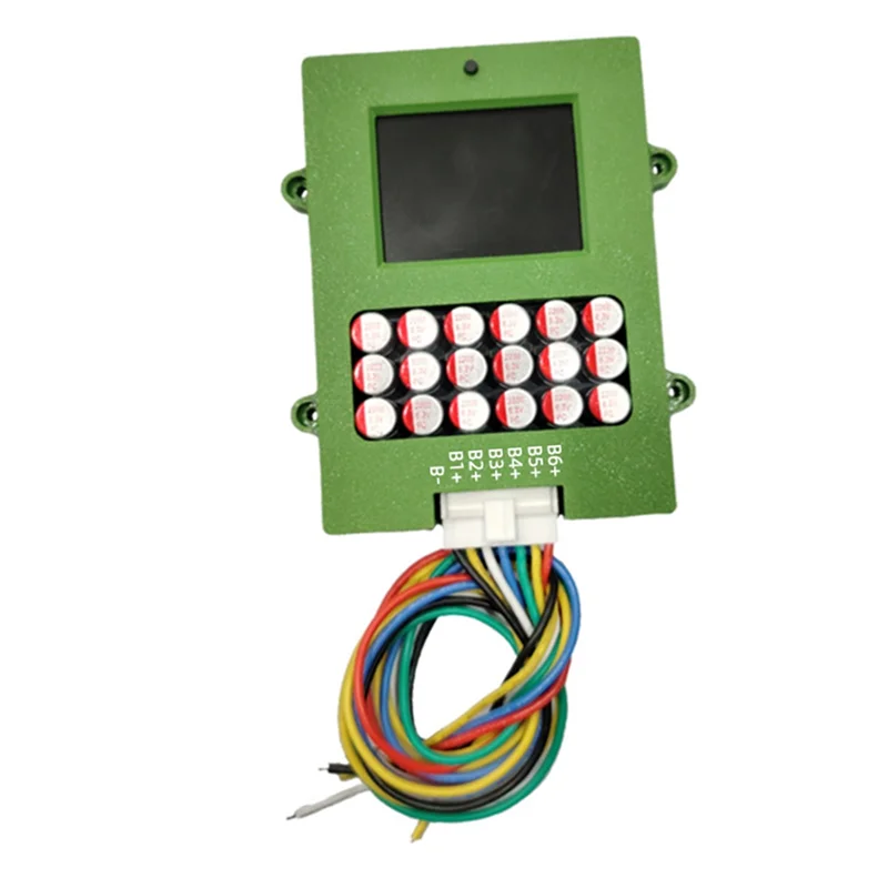 ABJF-6S Активный балансир с дисплеем напряжения TFT Новый тестер напряжения литий-титаната LTO батареи 5A Эквалайзер энергии