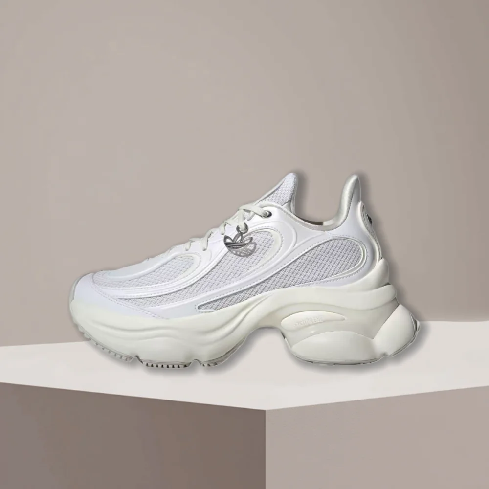 

Adidas Originals Ozvenuz Comfort Прочная женская повседневная обувь на мягкой подошве, устойчивая к скольжению - белая HQ2676