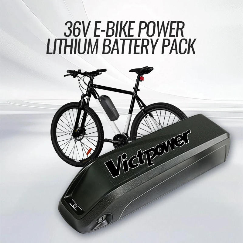 VICTPOWER 36V 8Ah to 17.5Ah For Hailong G56 Ebike Battery Waterproof 18650 Lithium Ion Down Tube Rechargeable for 500W 750W
