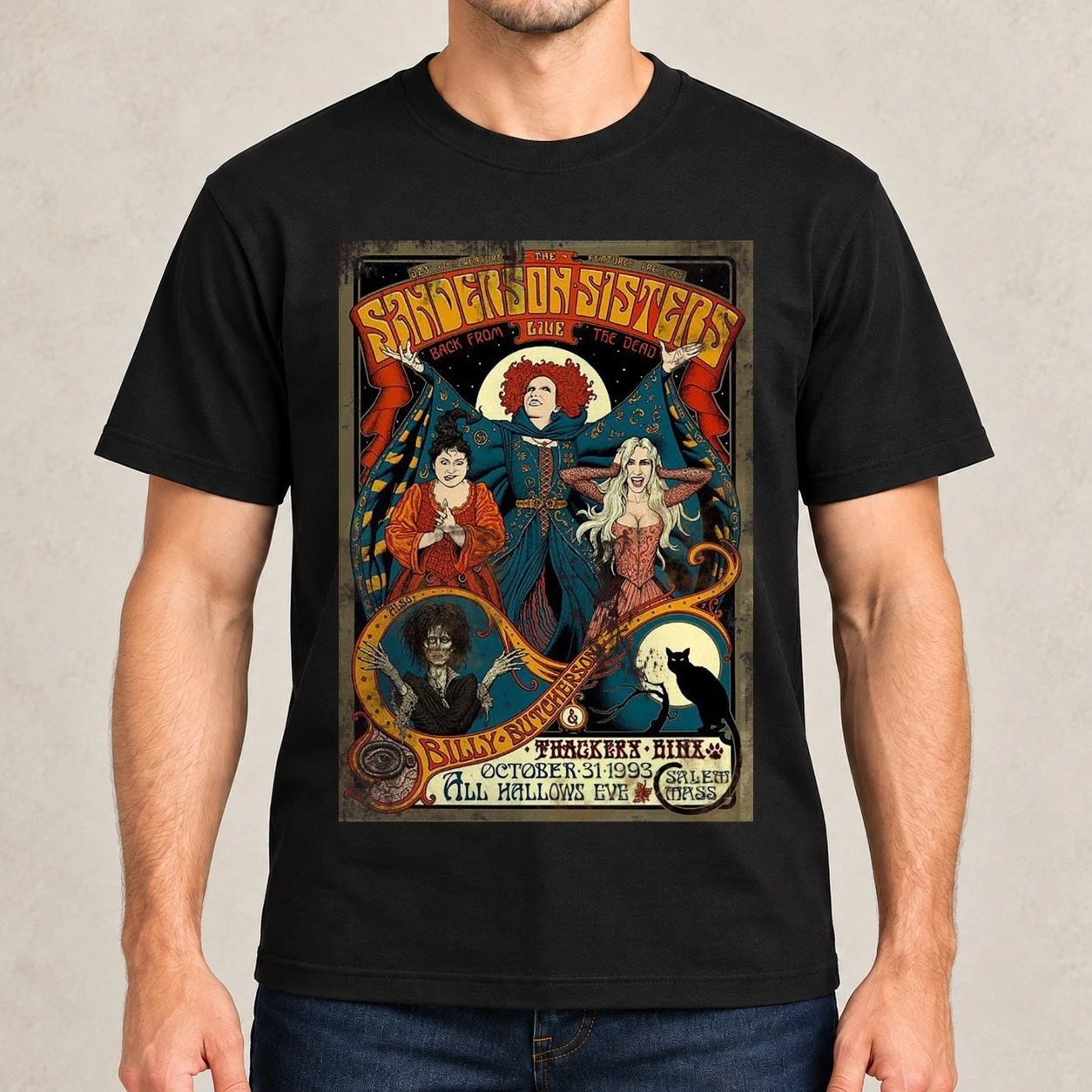 Sanderson sisters vintage/halloween shirt/hocus pocus/witch/witch shirt/fall shirts/witch shirt/halloween/fall/hocus poc T-Shirt