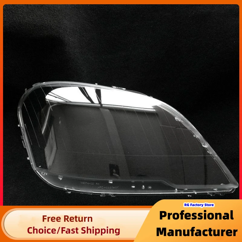 Left+Right Front Headlight Lens Cover For Mercedes Benz W164 ML-Class ML300 ML350 ML450 2009-2011Transparent Lampshade