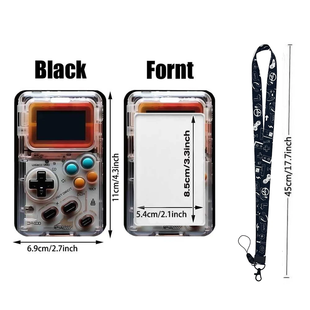 Gamer Name Badge Holder Lanyard Business Card Holder Hanging Neck Strap Boy ID Card Holder Door Card Case Small Gift