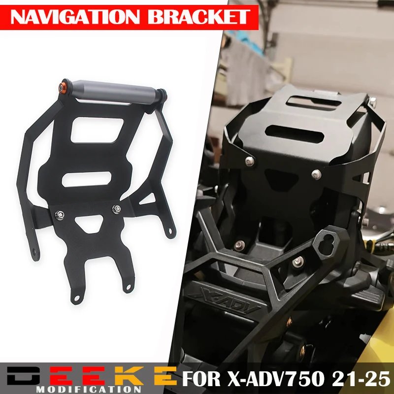 

For Honda XADV750 X-ADV 750 2021-2025Motorcycle Accessories Mobile Phone Holder Stand GPS Navigation Plate Bracket