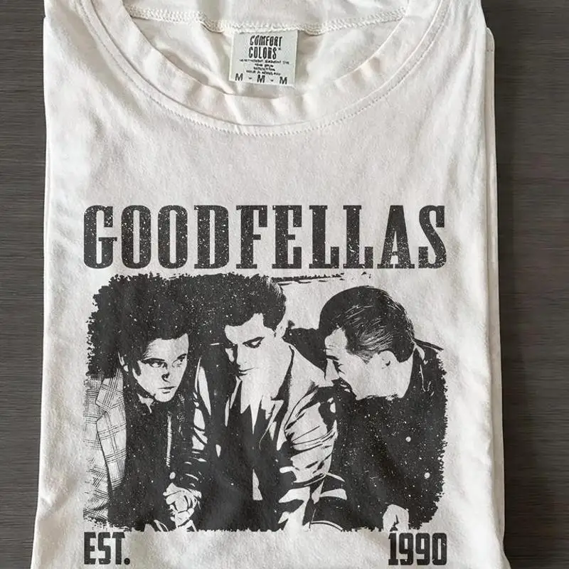 Hip Hop Blouses T Shirt  Goodfellas T-Shirt Men Clothing Korean Style