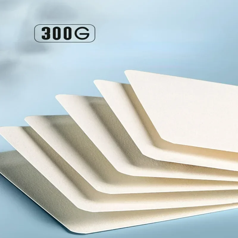 Square/Round Watercolor Paper 300g 25 sheets Professional Water Color Paper Postcard For Painting School Supplies