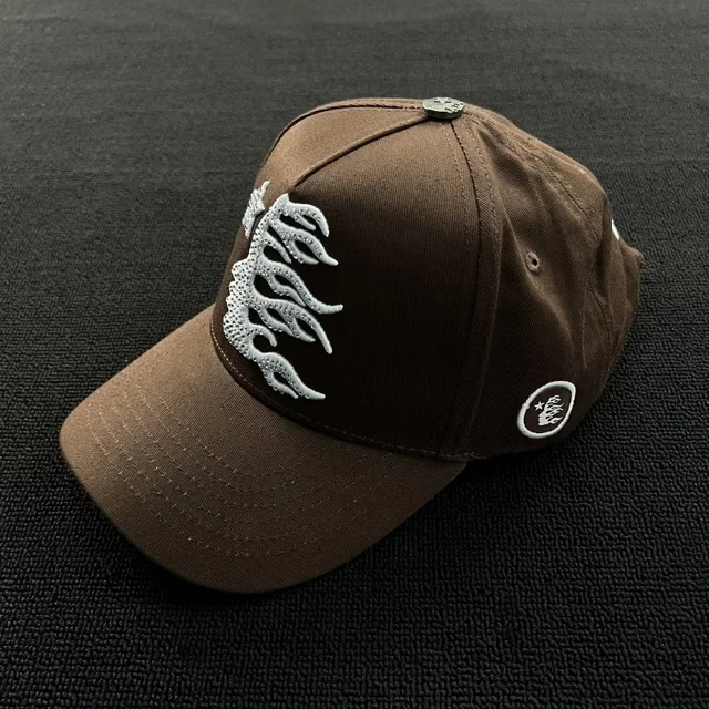 Hellstar-Casquette de baseball brodée avec logo biscuits pour hommes et femmes, snapback d'été, chapeau de camionneur réglable, chapeaux de haute qualité, mode