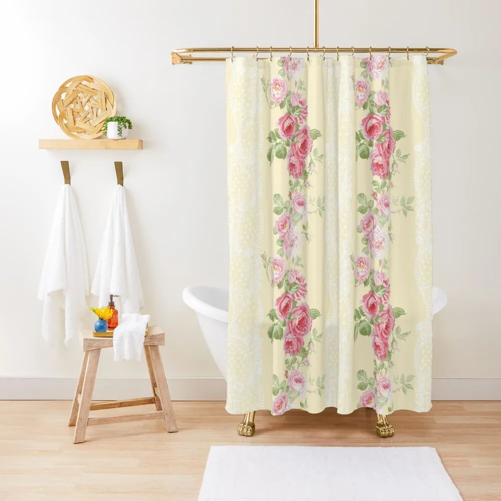 

Elenna buttercup Shower Curtain Bathroom Fabric Modern Bathroom Accessories Bathroom Accessory Cover Curtain