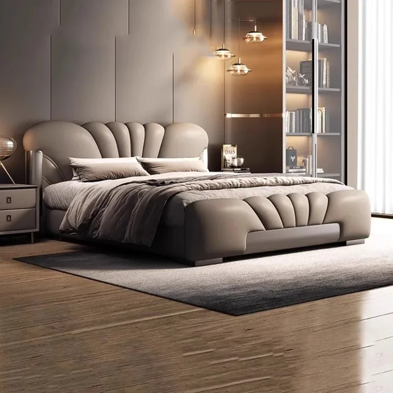 

Frame Headboard Adults Bed 2 People Double Full Size Hotel Bed King Size 180x200cm Queen Luxury Modern Home Bedroom Furniture