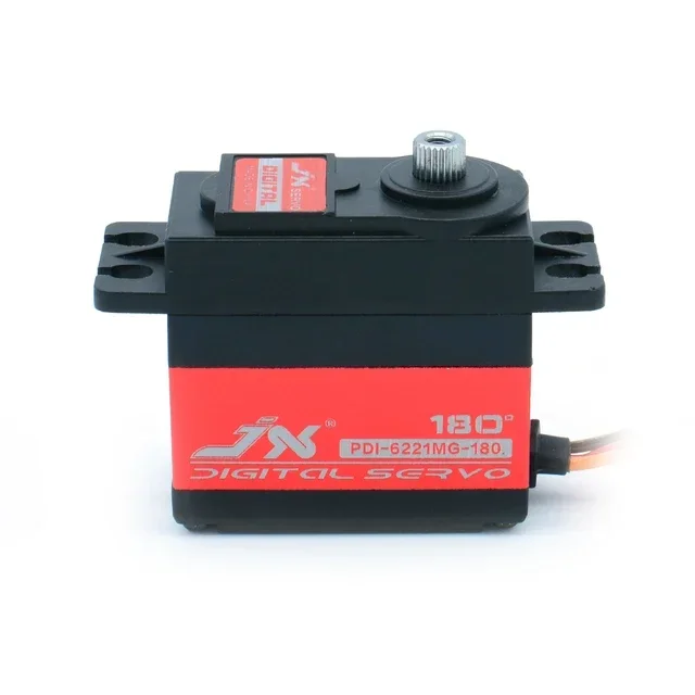 Servo de engranaje de Metal JX PDI-6221MG para coche teledirigido, brazo de gran Torque Digital sin núcleo, 20kg, 4 unidades