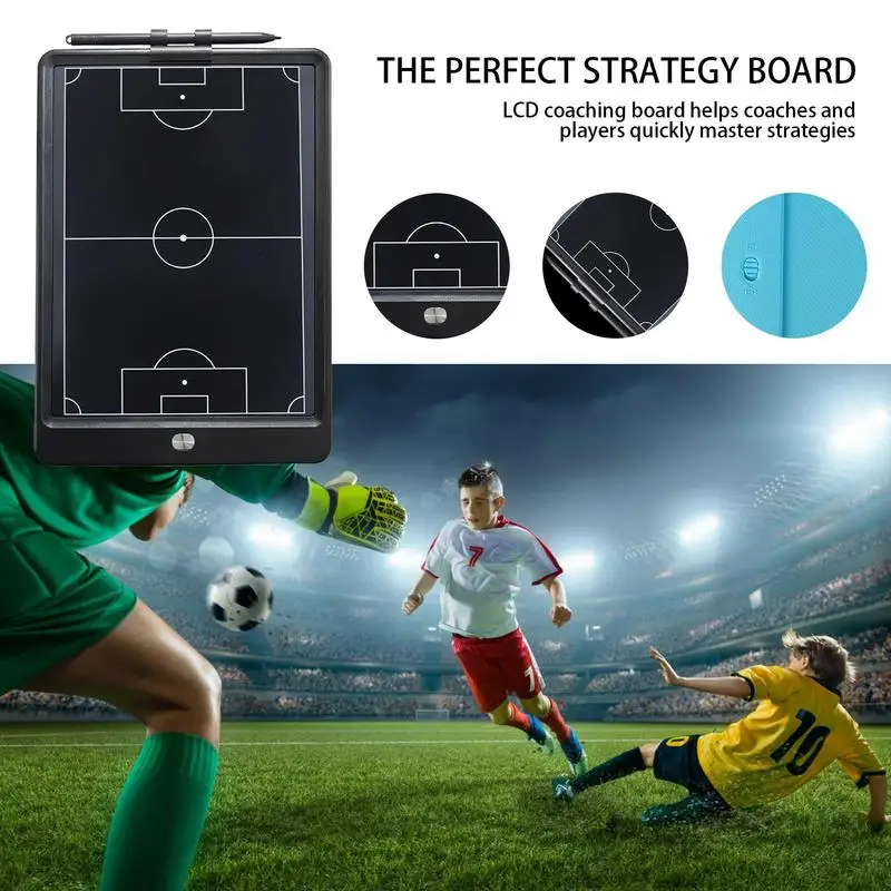 Basketball Coaching Board Reusable Sports Coaching Board Lcd Soccer Strategy Board Portable Basketball Marker Board Training