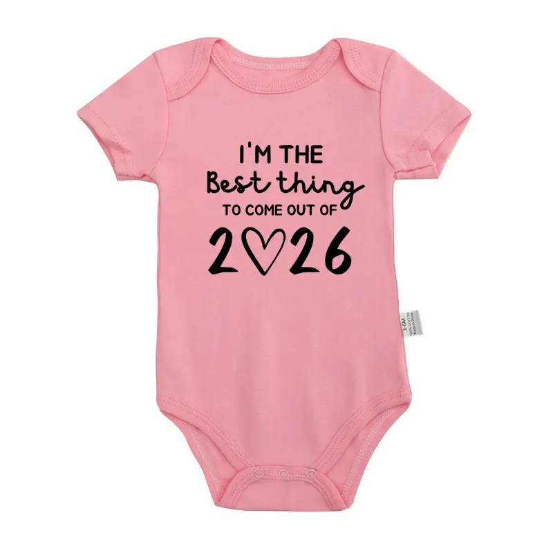 أنا أفضل شيء لعام 2026 ملابس أطفال حديثي الولادة ملابس صيفية قطنية بيضاء للرضع بأكمام قصيرة للأولاد والبنات رومبير #5