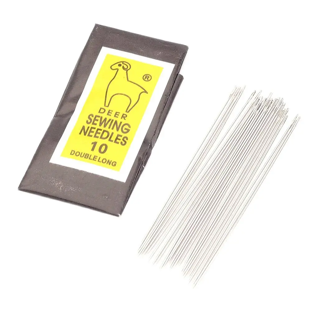 10 taschen (25 teile/beutel) 52x 0,45mm Keine 10 Eisen Nähen Nadel Perlen Stopfen Nadeln Threading String Kabel Schmuck Machen Werkzeug