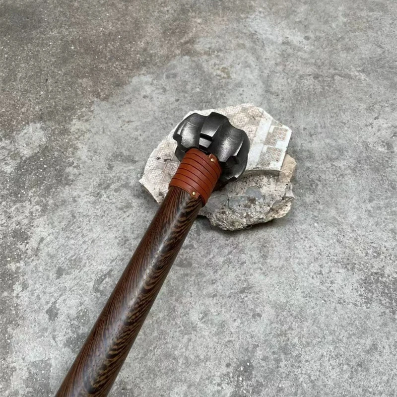 Martial Fitness Hammer Outdoor Sports Bearing Steel Hexagonal Bone Hammer Self-defense Car Emergency Window Breaking Hammer