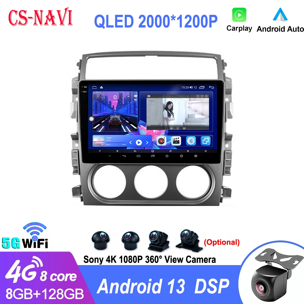 

Android 13 For Suzuki Liana 2004-2008 Auto Radio Stereo Multimedia Player GPS Navigation DSP 4G WIFIWireless Carplay QLED Sreen