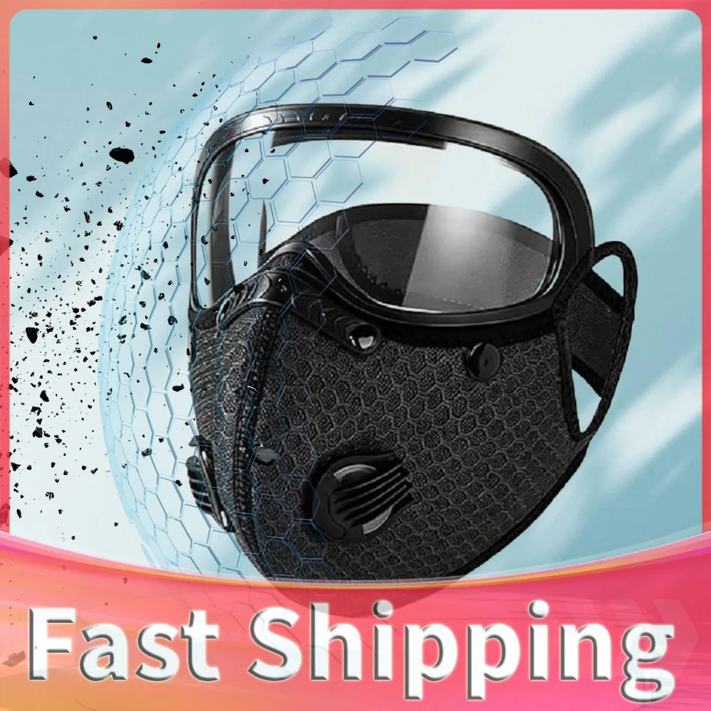 Breathable Dust Masks Windproof Adjustable Respirator Mask Protective Cycling Facemask for Outdoor Commuting Dust Protection