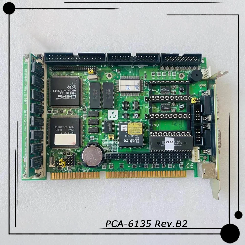 PCA-6135 Rev.B2 Original For Advantech Industrial Computer Motherboard Integrated CPU High Quality Fully Tested Fast Ship