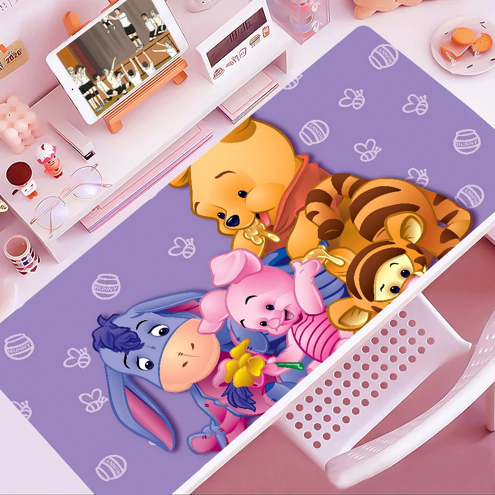 Cartoon W-Winnie The Pooh Mousepad New Arrivals Large Gaming Mousepad L XL XXL Gamer Mouse Pad Size For Keyboards Mat