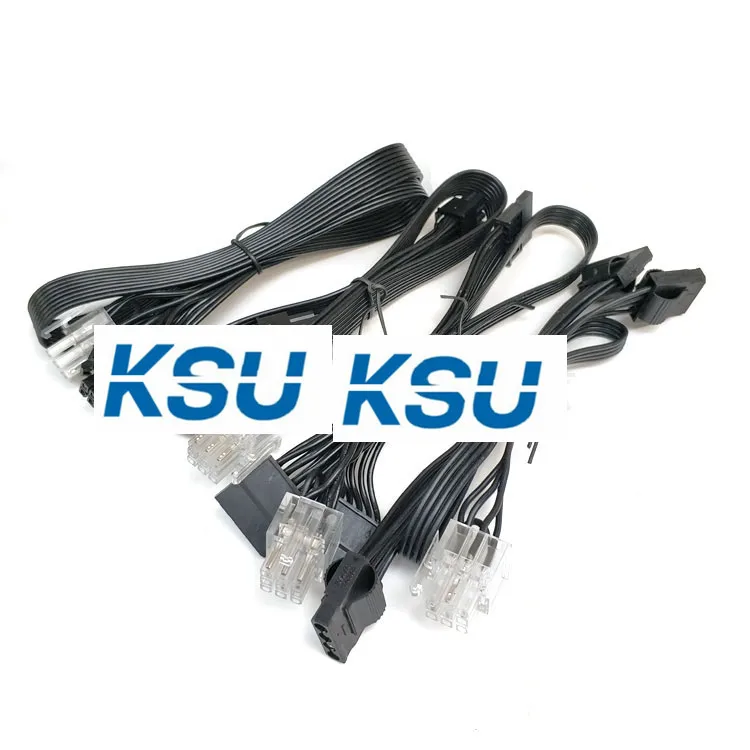 

CPU 4+4Pin / PCI-E Dual 8pin(6+2) / SATA 15pin / IDE 4pin modular Power supply cable for 9pin LEADEX GX450W GX550W GX650W