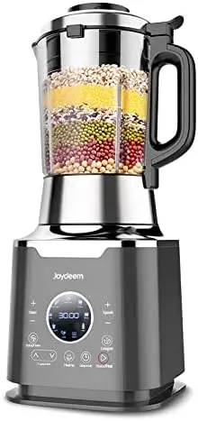 -D16, Hot and Cold Blender for Soy Milk & Juice, Soup Maker with Stew Pot, 1.75L(59 Oz), 1200W, Black