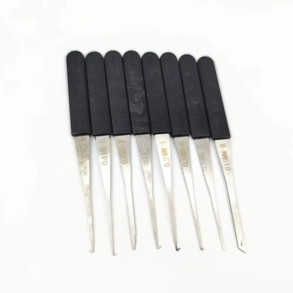 Broken Key Remove Tool Set Locksmith Extractor Tools Kit  with Tension Wrench Tools for home Helper