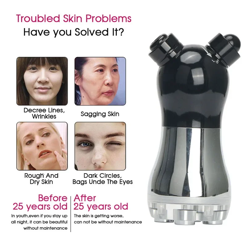 

NEW Facial Radiofrequency LED Photon Phototherapy Mesopore Electroporation Beauty Machine Rejuvenation Face Lift Device