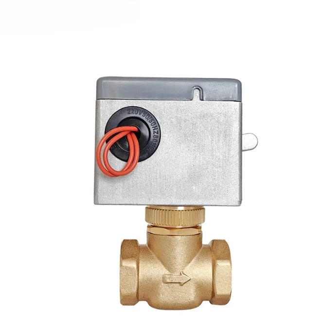 Electric two-way valve DN20 water-cooled air conditioner valve 6 points fan coil solenoid two-way valve for VA7010-8503