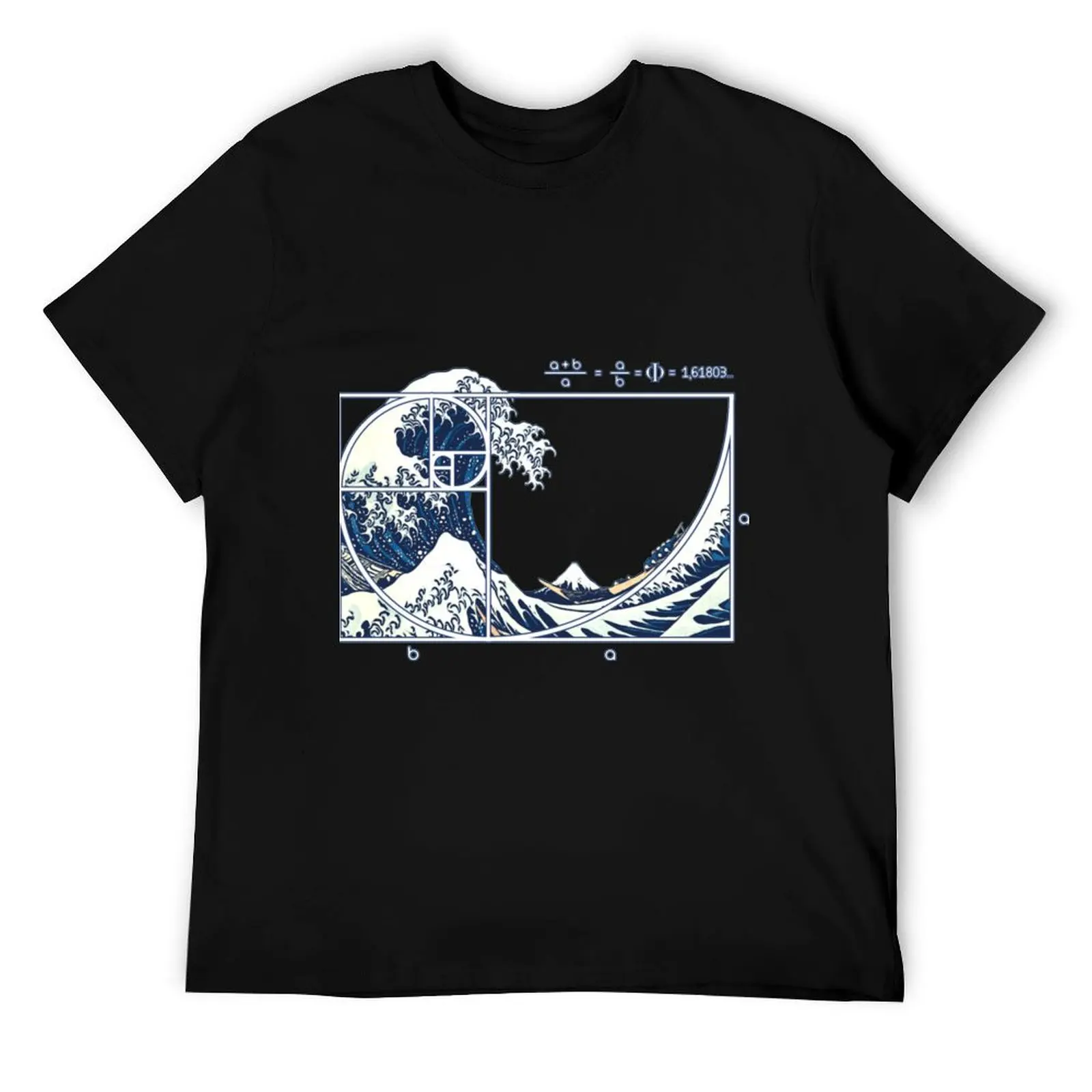 

The Great Fibonacci Wave T-Shirt printed t shirts for man essential t shirt t shirts cotton 100% T-Shirt