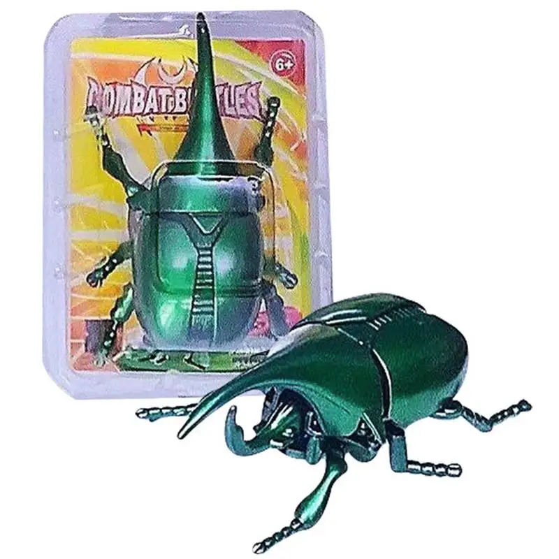 Wind-Up Beetle Creative Animated Insect Model Scarab Beetle Children's Battle Wind-Up Toy