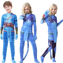 Avatar Costume for Kids Cosplay Children Boy and Girl  Avatar The Way of Water Alien Christmas Halloween and Masquerade Party