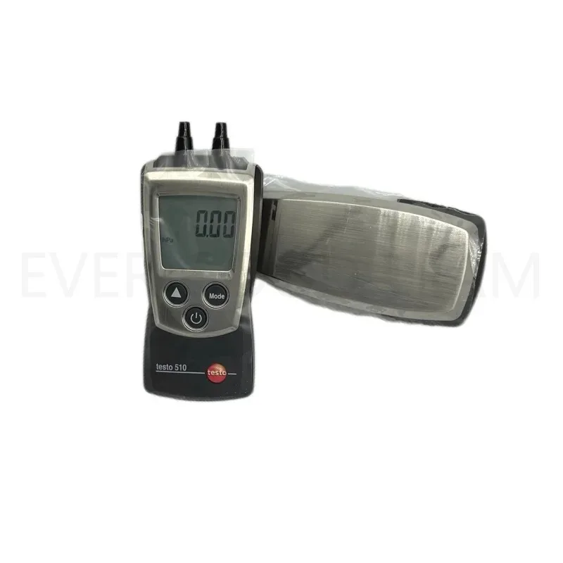Манометр Testo 510 с температурной компенсацией, диапазон 0-100 гПа, цифровой дифференциальный измеритель давления с автоматическим выбором диапазона