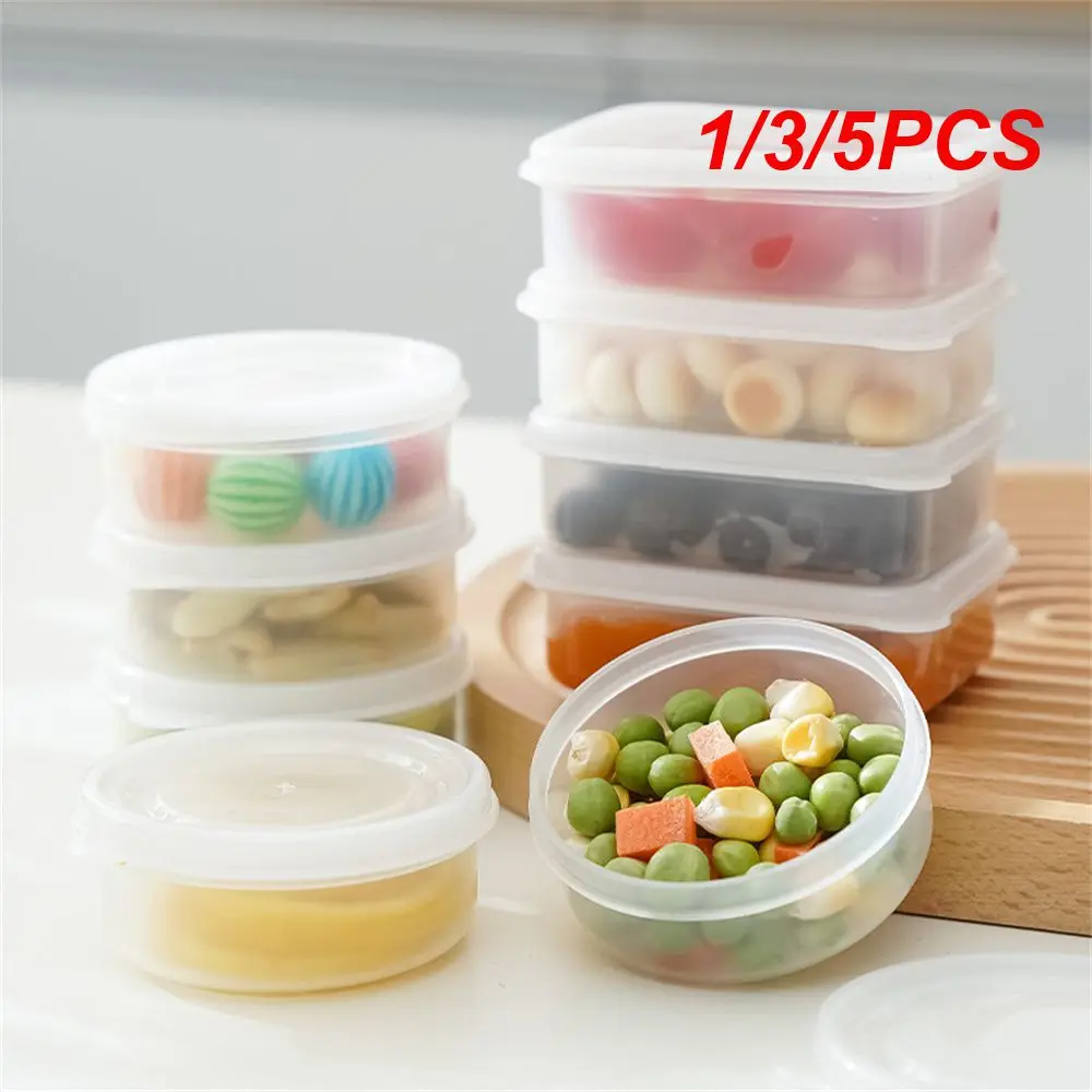 1/3/5PCS Crisper Stacking Stability Easy To Clean Mini Food Grade Kitchen Bar Supplies Storage Box Peace Of Mind Material