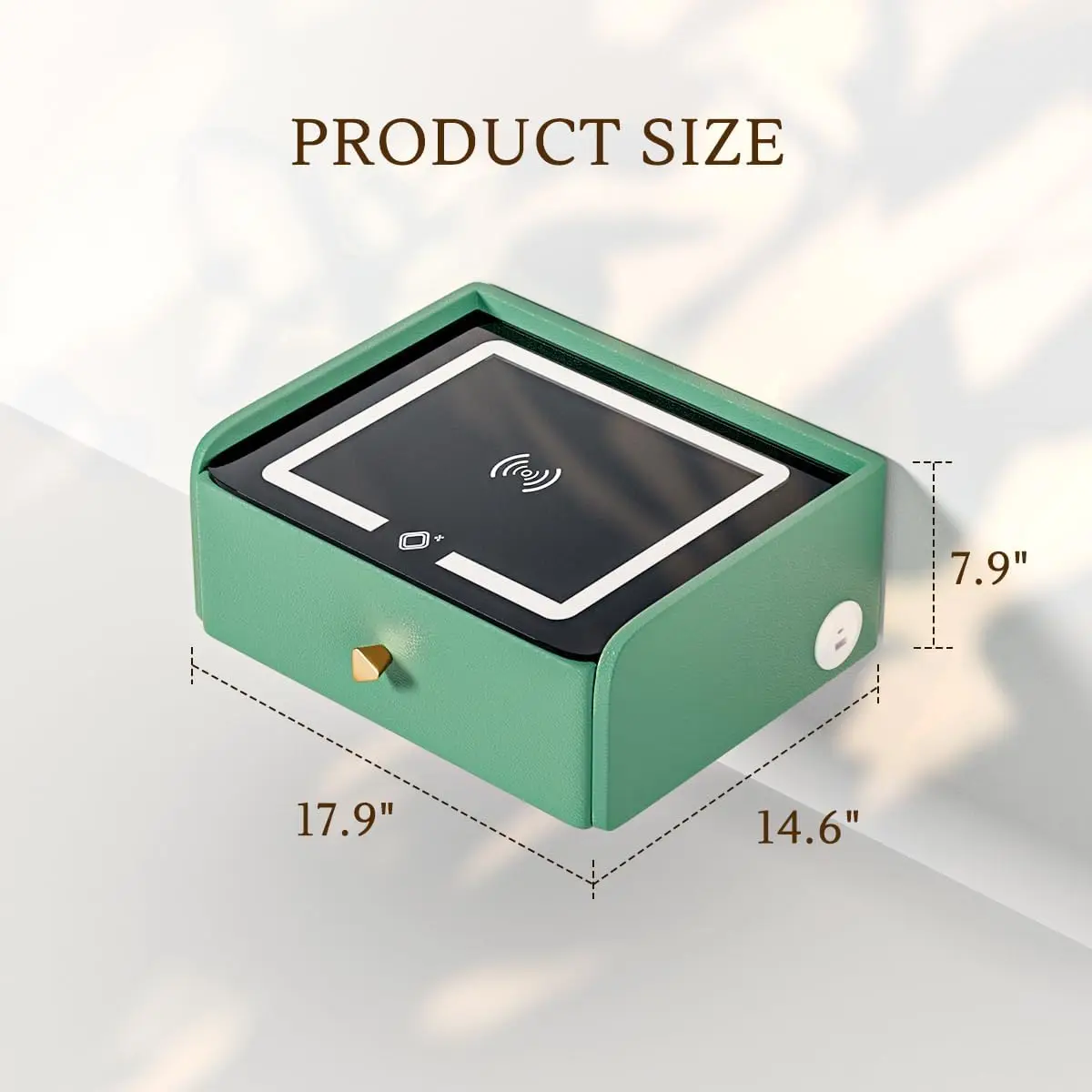 طاولة بجانب السرير ذكية معلقة من الخشب الصلب البسيط الحديث مع رف تخزين بجانب السرير على شكل لوح صخري لغرفة النوم