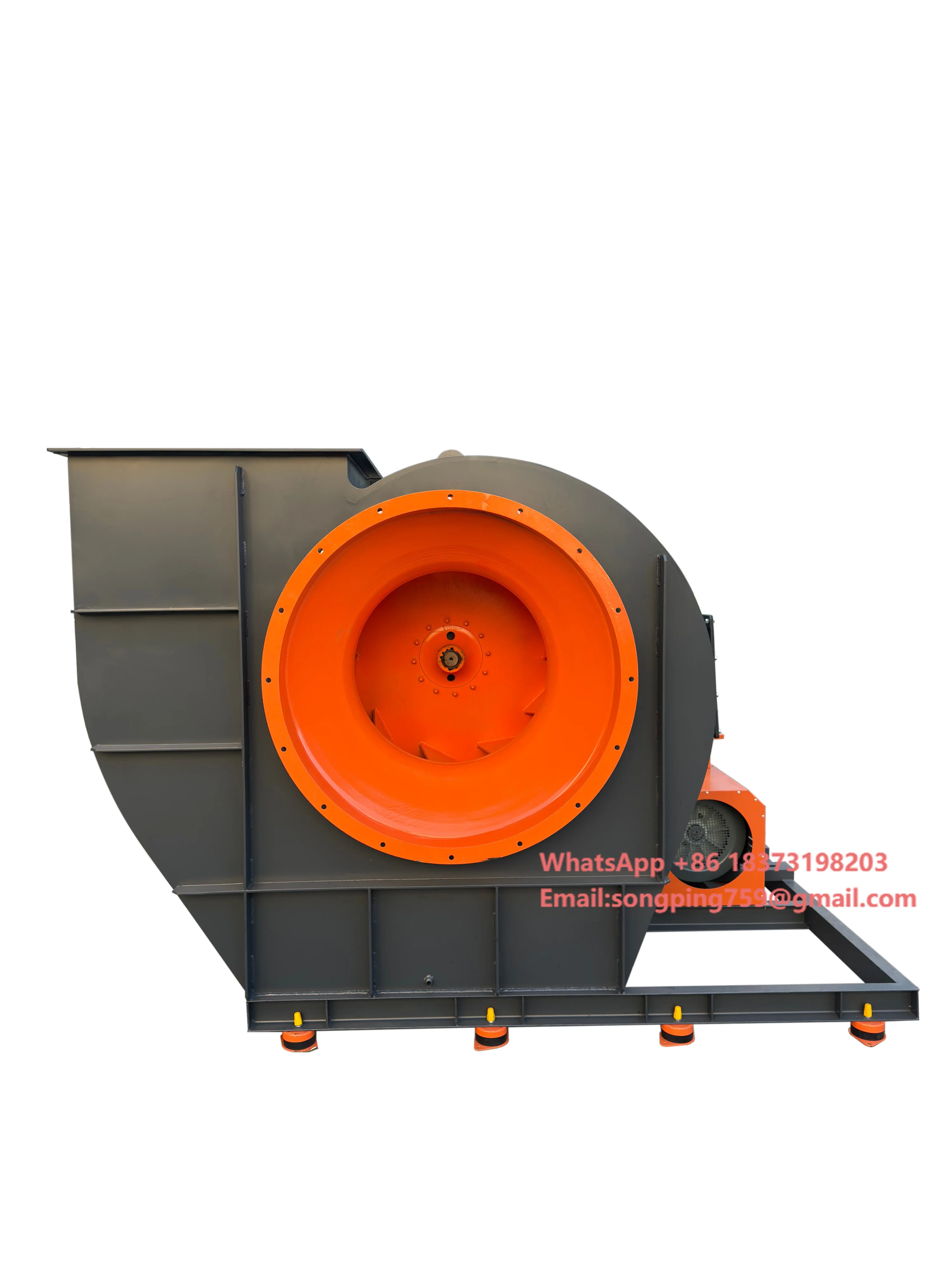 4-72C 7.1C 11-4 Soplador de alta presión/temperatura de bajo ruido Ventilador centrífugo de escape de polvo resistente industrial