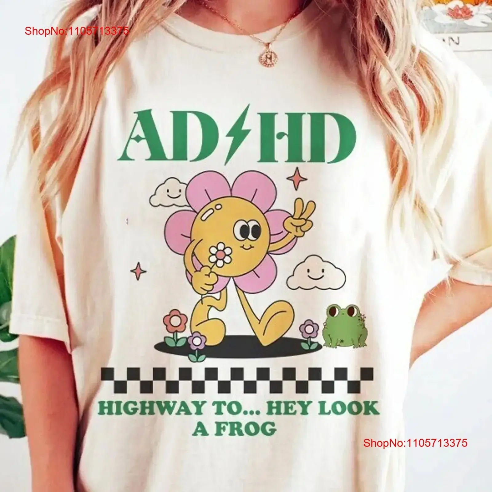 ADHD shirt late diagnosis neurodiversity dissociating funny overstimulated bcba hyperfocus black slp vintage Washed Slightly