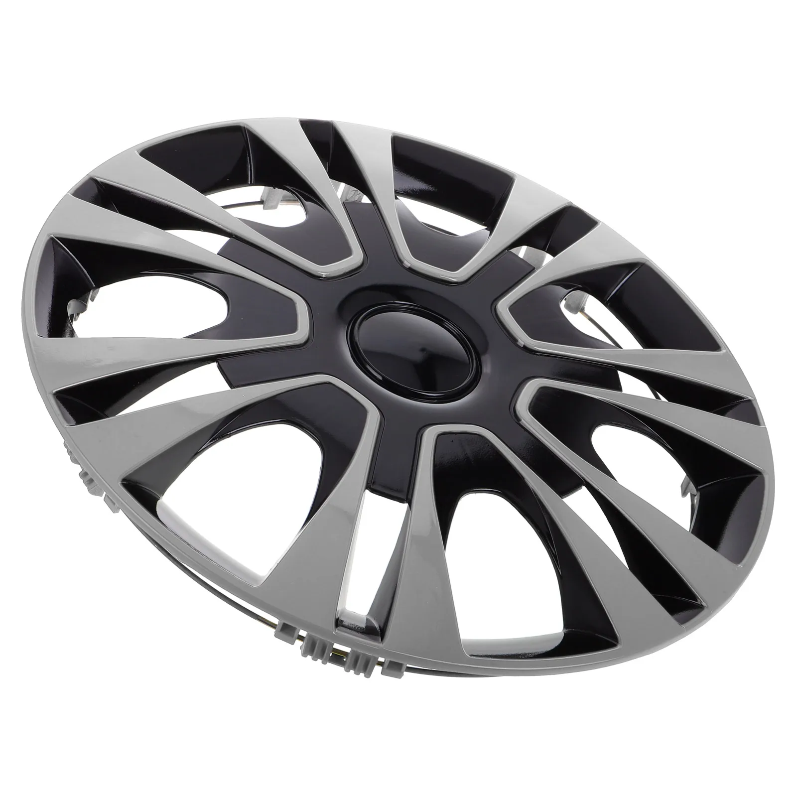 

13 Inch Tire Hat Decoration Car Wheel Cover Hub Caps PP Material Black Silver Durable Stylish Waterproof Fit Accessories