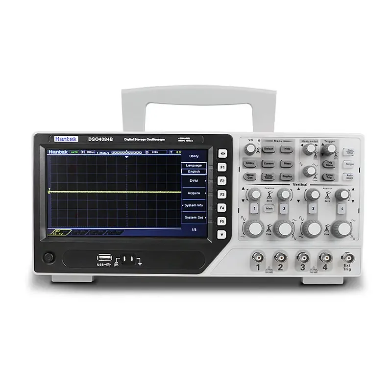 Hantek  4-channel digital oscilloscope 100Mhz/250MHz 1GSa/s + 25MHz signal generator DSO4084C DSO4104C DSO4204C DSO4254C